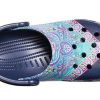 Crocs (WMNS) Classic Clog Liberty London Beach Deep Blue Sandaler 206447-410