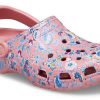 Crocs (WMNS) Classic Clog Liberty London Beach Rosa sandaler 206447-9A5