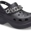 Crocs (WMNS) Classic Clog Retro Sandaler Svart Silver 206662-067