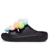 Crocs (WMNS) Classic Cozy Daisy Clogs ”Black Multi” 209240-001