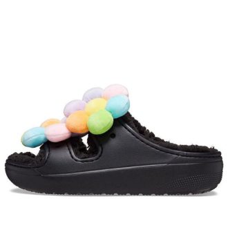 Crocs (WMNS) Classic Cozy Daisy Clogs ”Black Multi” 209240-001