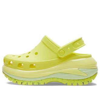 Crocs (WMNS) Classic Crush Clogs ”Fluorescent Green” 207988-76M