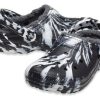Crocs (WMNS) Classic Fodrade Clog Outdoor Sandaler ”Marmorerad Vit Svart” 207180-103