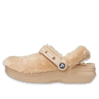 Crocs (WMNS) Classic Fur Sure Clogs ”Chai” 207303-212