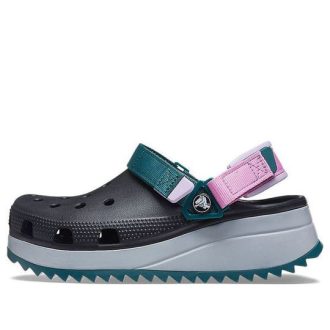 Crocs (WMNS) Classic Hiker Clog ”Black Gey Teal” 206772-988