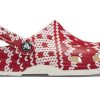 Crocs (WMNS) Classic Holiday Sweater Graphic ”Red White” 209237-90H