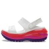 Crocs (WMNS) Classic Mega Crush Sandal ”White Red Purple” 207989-94S