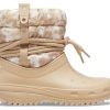 Crocs (WMNS) Classic Neo Puff Luxe Boots ”Beige White” 207312-2E9