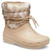 Crocs (WMNS) Classic Neo Puff Luxe Boots ”Beige White” 207312-2E9