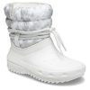 Crocs (WMNS) Classic Neo Puff Luxe Boots ”White Grey” 207312-1CR