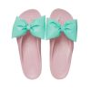 Crocs (WMNS) Classic Platform Bow Flip Flops ”Pink Teal” 210182-606