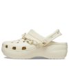 Crocs (WMNS) Classic Platform Chain Clogs ”Bone” 209022-2Y2