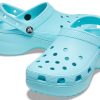 Crocs (WMNS) Classic Platform Clog ”Pure Water” 206750-4SS