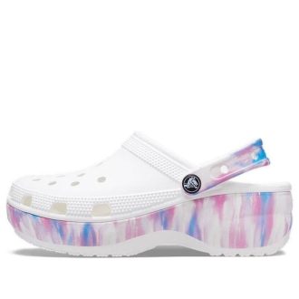 Crocs (WMNS) Classic Platform Dream Clog ”White Purple” 207580-94S