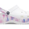 Crocs (WMNS) Classic Platform Dream Clog ”White Purple” 207580-94S