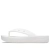 Crocs (WMNS) Classic Platform Flip Flop ”White” 207714-100