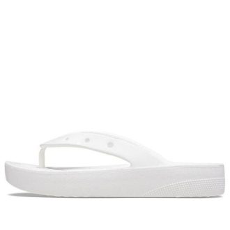 Crocs (WMNS) Classic Platform Flip Flop ”White” 207714-100