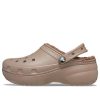 Crocs (WMNS) Classic Platform Fodrade träskor ”Mushroom” 207938-195
