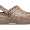 Crocs (WMNS) Classic Platform Fodrade träskor ”Mushroom” 207938-195