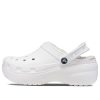 Crocs (WMNS) Classic Platform Fodrade träskor ”Vita” 207938-100