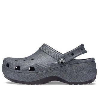 Crocs (WMNS) Classic Platform Glitter II Clog ”Black” 207770-001
