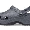 Crocs (WMNS) Classic Platform Glitter II Clog ”Black” 207770-001