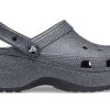 Crocs (WMNS) Classic Platform Glitter II Clog ”Black” 207770-001
