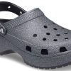 Crocs (WMNS) Classic Platform Glitter II Clog ”Black” 207770-001