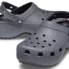 Crocs (WMNS) Classic Platform Glitter II Clog ”Black” 207770-001