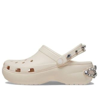 Crocs (WMNS) Classic Platform Tiara Clogs ”Beige” 209685-0WW