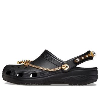 Crocs (WMNS) Classic Tiara Clogs ”Black Gold” 209684-001