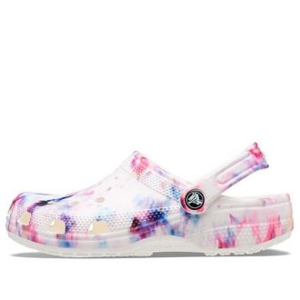Crocs (WMNS) Classic Tie Dye Graphic Clog ”Garnet & Multi” 205453-6TS