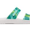 Crocs (WMNS) Classic Tropical Outdoor Platt Klack Sporttofflor Vit Grön 207183-94S