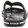 Crocs (WMNS) Crocband Flowers Flip-flops svart 206101-0FF