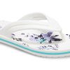 Crocs (WMNS) Crocband Flowers Flip-flops Vita 206101-1C8