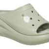 Crocs (WMNS) Crush High Shine Slides ”Light Green” 209648-3VS