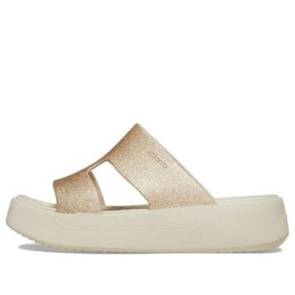 Crocs (WMNS) Getaway Platform H-bandsandaler ”White Brown” 209667-160