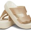 Crocs (WMNS) Getaway Platform H-bandsandaler ”White Brown” 209667-160