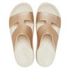 Crocs (WMNS) Getaway Platform H-bandsandaler ”White Brown” 209667-160