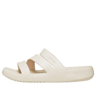 Crocs (WMNS) Getaway Strappy Slides ”Cream White” 209587-160