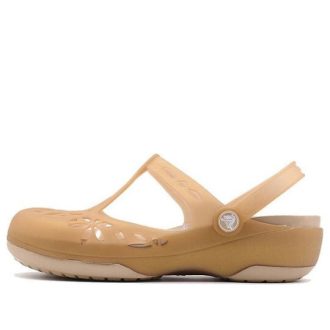 Crocs (WMNS) Guldfärgade sandaler 204939-277