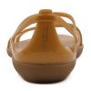 Crocs (WMNS) Guldfärgade sandaler ”Gold” 202465-276
