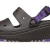 Crocs (WMNS) Hiker Xscape Sandal ”Espresso Neon Purple” 208181-2A0