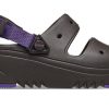 Crocs (WMNS) Hiker Xscape Sandal ”Espresso Neon Purple” 208181-2A0