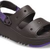 Crocs (WMNS) Hiker Xscape Sandal ”Espresso Neon Purple” 208181-2A0
