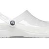 Crocs (WMNS) Jelly Crocs Transparenta unisex vita sandaler 206908-100 Crocs (WMNS) Jelly Crocs Transparenta unisex vita sandaler 206908-100