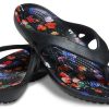 Crocs (WMNS) Kadee 2 tryckt flip-minimalistisk casual flip-flops svart 206866-001