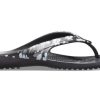 Crocs (WMNS) Kadee II säsongsbetonade flipflops ”Tropical Floral Black” 205635-98F