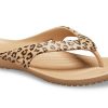 Crocs (WMNS) Kadee ll flip-flops med leopardtryck Brun 206398-98R