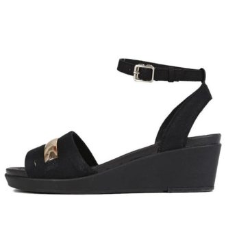 Crocs (WMNS) Kaffesandaler i metall ”Gold Black” 205800-98A